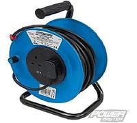 Powermaster 200084 Cable Reel 230V Freestanding 2-Gang 50m
