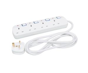 PowerMaster 341158 Switched Extension Lead 4-Gang 2m