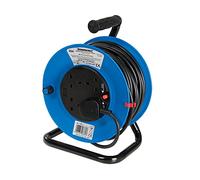 Powermaster 465510 Cable Reel 230V Freestanding 4-Gang 25m