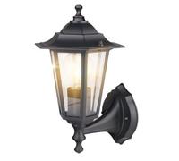 Powermaster 6 Sided Outdoor Wall Lantern - Black