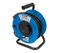 Powermaster Cable Reel Freestanding 13A 230V - 2-Gang 25M