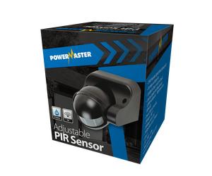 Powermaster S5909 Adjustable 180° IP44 PIR Sensor - Black