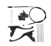 PowerMotor 22mm 7/8" Universal Handlebar Left Right Clutch Brake Lever and Cable Replacement for Taotao SSR Apollo Roketa Coolster Baja 50cc 70cc 90cc 110cc 125cc 150cc Pit Dirt Bike Motorcycle Parts