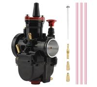 PowerMotor 24mm Carburetor Motorcycle Universal Motorcycle Racing Carb Replacement for Pwk 24mm 2 Stroke 4 Stroke Engine 50cc-125cc Dirt Pit Mini Bike ATV Go Kart Scooter Moped Parts