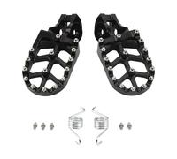 PowerMotor Dirt Bike CNC Foot Pegs Motorcycle Footrest Rests Pedals for SX SXF EXC XC XCF XCW SMC 50 65 85 125 150 200 250 350 450 530 Rests Footpegs(Black)
