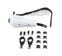 PowerMotor Dirt Bike Handguards,Motorcycle Hand Guards Matte Finish For Universal 7/8" 22mm and 1 1/8" 28mm ATV Motorbike Motocross Supermoto Racing Dirt Pit Bike(White)
