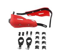 PowerMotor Dirt Bike Handguards,Motorcycle Hand Guards Matte Finish For Universal 7/8" 22mm and 1 1/8" 28mm ATV Motorbike Motocross Supermoto Racing Dirt Pit Bike(Red)