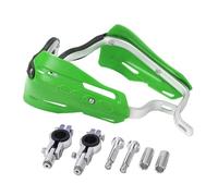 PowerMotor Handgards Dirt Bike Hand Gards Brush Bar Motorcycles Universal Aluminium Alloy Motorcycle Hand Guards for Honda Kawasaki Yamaha 7/8" Suzuki ATV Yamaha DT250 TTR225（Green）