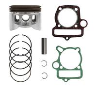 PowerMotor Motorcycle 56mm Bore Piston Ring Gasket Kit Replacement for YinXiang YX 140 50cc to 150cc Horizontal Styled Engine ATV Dirt Bike Go Kart