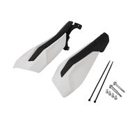 PowerMotor Motorcycle Handguards,Dirt Bike Hand Guards Universal ATV Pit Bikes Handle Protector for 50 65 85 125 150 250 300 350 450 500 SX SX-F EXC-F SIX DAYS XC XCF XC-W TPI White