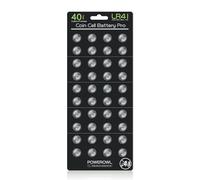 POWEROWL 40 x LR41 Batteries, High Capacity AG3 L736 392 384 192 1.5V Button Coin Cell Batteries