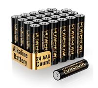 POWEROWL AAA Batteries 24 Pack - Alkaline 1.5v - High-Capacity Long Lasting Triple A Battery, 10-Year Shelf Life