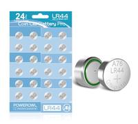 POWEROWL - LR44 Batteries (24 Pack) - High Capacity AG13 357 303 SR44 A76 Battery 1.5V Button Coin Cell Battery