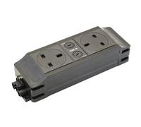 Powerpack Underdesk Unit 2 x 5A sockets