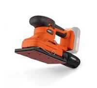 Powerplus Dual Power POWDP50300 20V Cordless Vibrating Sander - 187 x 90 mm, 24000 min-1 - with 1 Dust Bag and 1 Sheet of Sandpaper - Without Battery or Charger