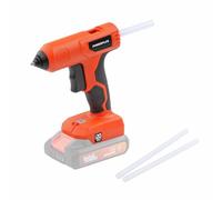 Powerplus Hot Glue Gun POWDP7052 - Hot Glue Gun 20 V - Ex attery and Charger - 3 Acc.