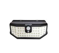 POWERplus Tapir Outdoor Solar & USB Powered PIR Sensor Light with Daylight Sensor, 48 LEDs, 3 Lighting Modes, Replaceable 18650 Li-Ion Batteries (2 x 1,200 mAh), Ideal for Gardens & Yards, Waterproof