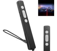Powerpoint Clicker Presentation Clicker Pointer with Lanyard 100M Wireless Clicker for Powerpoint Presenter Remote 2.4GHz Slide Advancer for Mac Computer Laptops (No Battery)