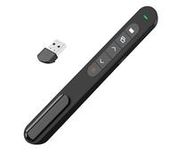 PowerPoint Presentation Clicker, Presentation Clickers, PowerPoint Clicker with Type-C Receiver, 2.4GHz Wireless Remote 328FT Range, Hyperlink & Volume Control, Compatible with Computer