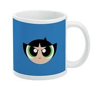 Powerpuff Girls Buttercup Head Ceramic Coffee Mug, Novelty Gift Mugs for Coffee, Tea and Hot Drinks, 11oz, White