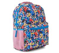 Powerpuff Girls Classic Allover Backpack - Mojo Jojo, Blossom, Bubbles & Buttercup - Official Powerpuff Girls School Bookbag, Pink, One Size, Classic