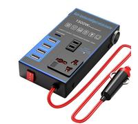 powers Inverter - Car Charger powers Supply | 12v24v to 220v Multi-Function Vehicle Inverter High powers Converter Charger | Compact and Portable Design, Perfect for Charging Electronics