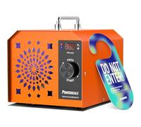 PowerScale Ozone Generator 250,000mg/h O3 Air Purifier, Industrial Odor Eliminator for Home, Office, Basement & Pet Room - High Capacity Ionizer, Orange