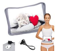 Powersell - Electric Hot Water Bottle | Plush Lining for Softness | Long-Lasting Heat up to 5 Hours | Easy Electric Charging | Suitable for Winter Use, Plush Toy