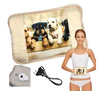 Powersell - Electric Hot Water Bottle | Plush Lining for Softness | Long-Lasting Heat up to 5 Hours | Easy Electric Charging | Suitable for Winter Use, Plush Toy