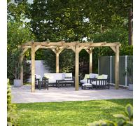 Powersheds 16x14 Wooden Pergola - Pressure Treated 4.8m x 4.2m