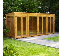 Powersheds 16x4 Pent Summerhouse