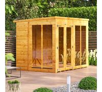 Powersheds 8x6 Pent Summerhouse