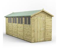 Power 18x6 Premium Apex Garden Shed