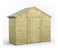 Power 4x10 Premium Apex Windowless Garden Shed