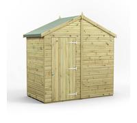 Powersheds Apex Roof Premium Windowless Garden Shed 4'x8'