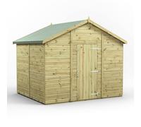 Power 8x10 Premium Apex Windowless Garden Shed
