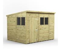 Power 10x8 Premium Pent Garden Shed