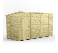 Power 14x6 Premium Pent Windowless Garden Shed