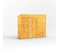Power 8x2 Pent Storage Shed