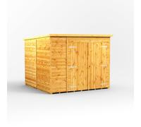 Power 8x8 Pent Storage Shed