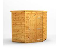 Power 6x6 Pent Corner Windowless Shed
