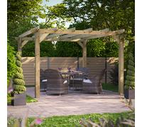 Powersheds Pergola 12ft x 14ft, 3590mm x 4190mm, Scandinavian Timber