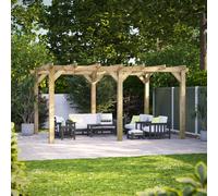 Powersheds Pergola 16ft x 12ft, 4780mm x 3590mm, Scandinavian Timber