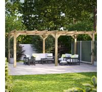 Powersheds Pergola 20ft x 12ft, 5980 x 3590mm Scandinavian Timber