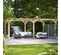 Powersheds Pergola 20ft x 14ft, 5980mm x 4190mm, Scandinavian Timber