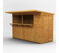 Powersheds Pub Shed Garden Bar 10ft x 4ft - Golden Brown