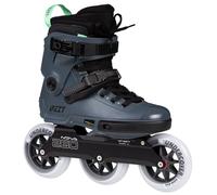 Powerslide Next Pro 110 Urban Inline Skates with Trinity 3-Point Mounting, 3 x 110 mm Undercover Wheels & Wicked ABEC 9 Ball Bearings in Petrol/Dark Blue