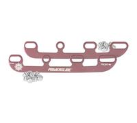 Powerslide Sabres 4 Ice Blade Pink - Interchangeable Pink Ice Skates for 4-Wheel Inline Skates, Robust Design for Optimal Ice Performance - Men and Women