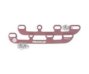Powerslide Sabres 4 Ice Blade Pink - Interchangeable Pink Ice Skates for 4-Wheel Inline Skates, Robust Design for Optimal Ice Performance - Men and Women