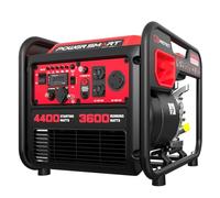 PowerSmart - 4450W Portable Inverter Generator, Gas Powered, CO Sensor, EPA Compliant, Lightweight and Quiet for Home Use and Emergency Backup, Camping